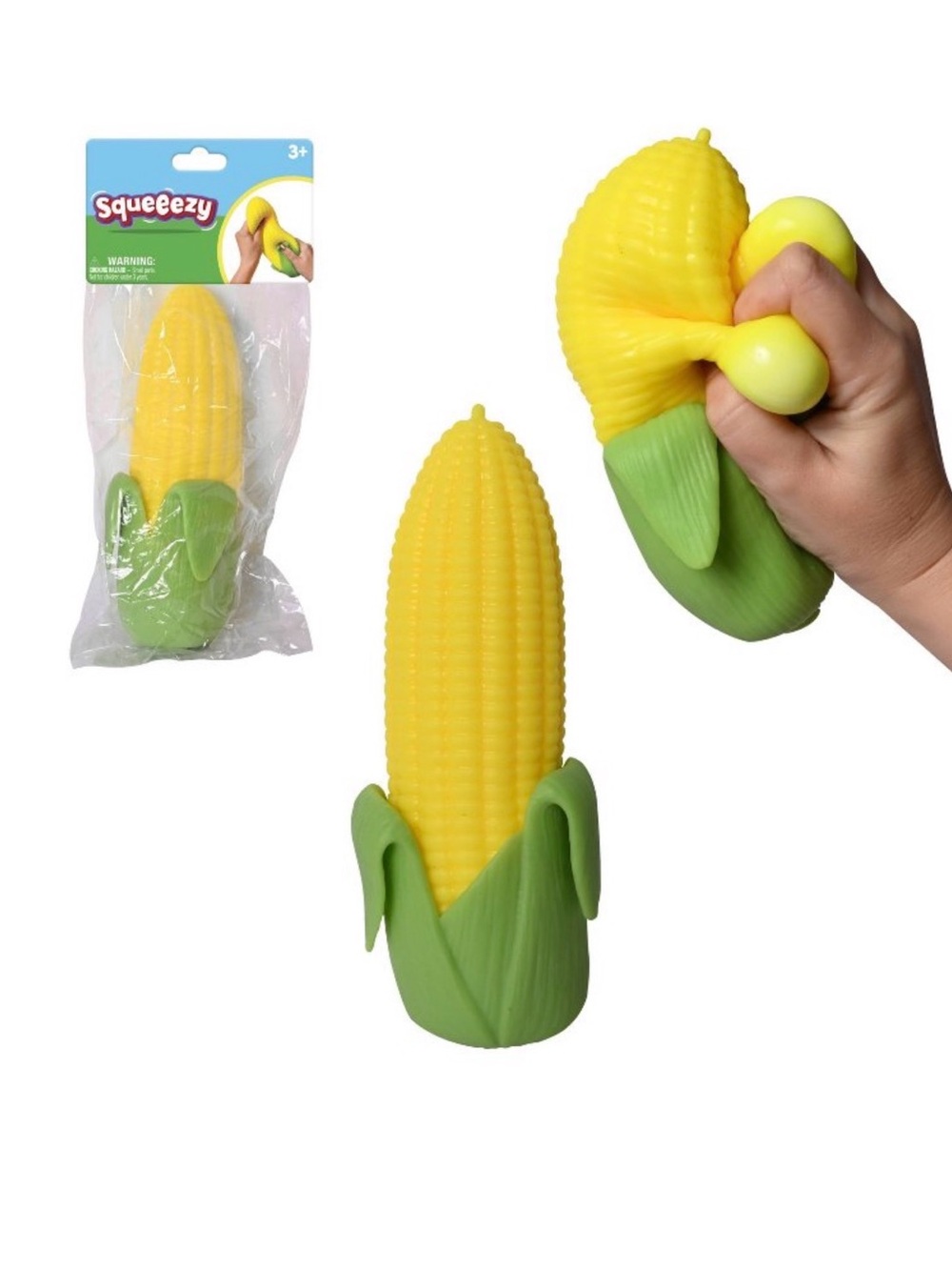 Limited Edition Americana Squeezy Corn on the Cob Viral Stress Toy
